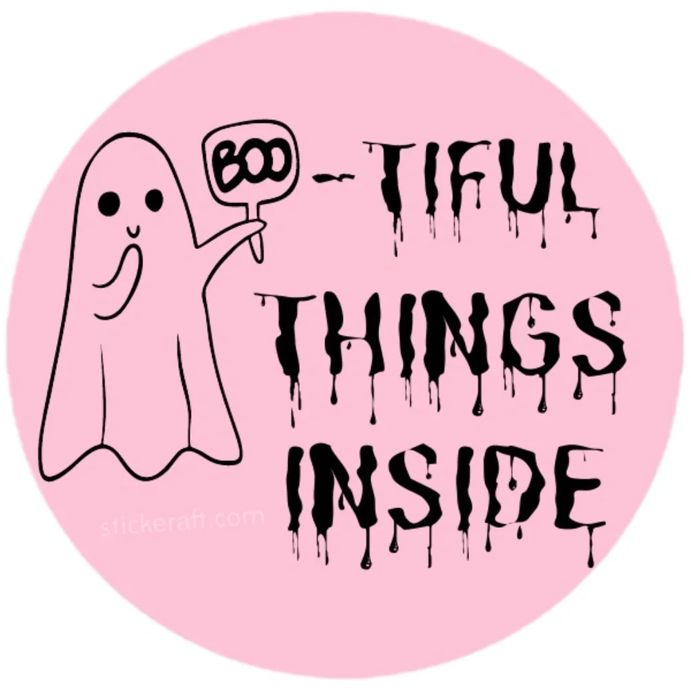 Bootiful Things Inside Stickers, Envelope Seals, Labels,13 colors to choose from